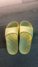 科柔（KENROLL）男女防滑拖鞋居家浴室厚底宽楦四季凉拖 芥末黄 37-38(240mm) 实拍图