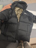 鸭鸭（YAYA）【255g充绒】羽绒服男短款加厚2025冬季新款时尚面包服保暖外套HG 黑色-YE4B008495W 【255g高充绒/男女同款】 2XL 实拍图