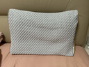 艾薇 乳胶枕套60*40记忆枕乳胶枕专用枕头套一个装  静谧蓝 40*60cm 实拍图