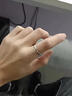 BJYL刻字莫比乌斯环戒指男士开口单身戒子学生食指尾戒高级感生日礼物 实拍图