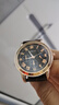 正品男士手表高档休闲石英表简约气质男表皮带高颜值罗马时尚腕表 指挥官款 实拍图