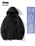 JEEP SPIRIT吉普 冲锋衣夹克男女同款情侣三合一两件套防风衣棉服外套 3658两件套黑色 L 实拍图