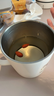 无印良品（MUJI）不锈钢 双层马克杯  水杯 杯子 保温保冷办公室 白色 490ml 实拍图