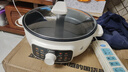 美的（Midea）家用电饼铛烙饼锅 三明治机早餐煎烤机电火锅 电炒锅烤肉锅 65mm加深 多功能锅 抗菌电煎锅JKE3062 实拍图