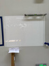 得力（deli）软白板不伤墙全覆背胶可移除办公会议教学写字板家用可擦儿童涂鸦墙纸90*120cm白色 实拍图