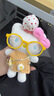 迪士尼正版厨师helloKitty包包挂件钥匙扣眼镜哈喽kt猫玩偶公仔女生礼物 黄格围裙套装kitty【正版】 实拍图