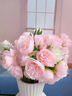 京东鲜花27头牡丹仿真花假花摆设客厅装饰花花艺摆件餐桌绢花花束拍照摄影 实拍图