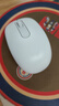 罗技（Logitech）M196 无线蓝牙鼠标 办公鼠标 笔记本商务办公家用 小巧便携 对称手型 珍珠白 实拍图