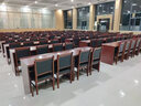 盛浪办公椅会议室会议椅子电脑椅培训椅久坐舒服座椅麻将椅实木西皮 实拍图