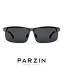 帕森（PARZIN）铝镁偏光太阳镜男 时尚简约运动骑行眼镜 司机开车驾驶墨镜男 实拍图
