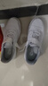 安踏童鞋小白鞋儿童运动鞋男女同款秋季新品白色低帮板鞋学生休闲鞋子 【店长推荐】白/雾灰8088-4（男女同款） 35 脚长约22cm 实拍图