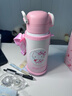 三丽鸥水杯316不锈钢保温杯保冷杯520ML杯子双饮儿童水杯 1483凯蒂猫粉 实拍图
