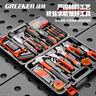 绿林（GREENER）家用工具箱套装 五金手动家庭电工木工电讯维修工具套装 全能套装 实拍图