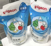 贝亲（Pigeon）奶瓶清洗剂 洗奶嘴果蔬水杯餐具玩具 600ml*2 补充装 实拍图