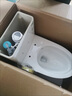 九牧（JOMOO） 家用防臭马桶虹吸大冲力抽水坐便器卫生间静音普通马桶非智能 【银离子抗菌】易洁无棱11322 305/300mm (295-390以内选择) 实拍图