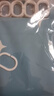 韩娜（Hanna）浴帘干湿分离套装隔断帘卫生间洗澡帘免打孔浴室门帘保暖防水防霉 蓝星星（超强防水-防霉不透） 单帘180宽*180高+挂环（不含杆） 实拍图
