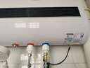 史密斯兰堡【上门安装】电热水器家用洗澡速热储水式扁桶型电热水器一级能效智能超薄出水断电热水器 50L 2200W 【智能款】预约定时 出水断电 实拍图