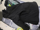 京东京造冬季短款连帽滑雪羽绒服户外派克服加厚保暖外套男 黑色 2XL 实拍图