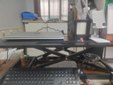 甄严选升降电脑桌升降台立式办公书桌工作台显示器升降支架台式工作桌子 【无极升降】曜石黑80CM+键盘位 实拍图