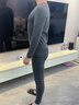 俞兆林羊毛蚕丝保暖内衣男士高端双面德绒10A抗菌加绒加厚秋衣秋裤套装 实拍图