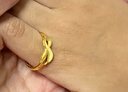 周生生永系列黄金戒指 无尽的爱 足金丝带开口戒女款 27924R计价 2.61克(含工费100元) 实拍图
