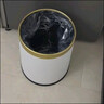 飞达三和无盖垃圾桶12L白色轻奢高档双桶设计家用客厅卧室厨房办公室厕所 实拍图