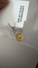 六福珠宝 足金铜钱黄金吊坠女款挂坠不含项链 计价 约0.70克 实拍图