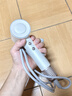 小适（showsee）【新品】高速家用电吹风机筒 6亿级负离子恒温速干不伤发小巧轻薄出差便携送女友礼物A15-W温莎白 实拍图
