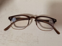 福视康老花镜男折叠便携超轻进口中老年女防蓝光阅读镜F1008茶色 +250度 实拍图