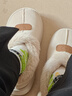 2025年冬季新款毛毛厚底增高雪地靴加绒加厚保暖大码毛一体雪地靴 6609棉鞋--米色 40 -41适合39-40 实拍图