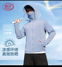 浪莎（LangSha）防晒衣男女士冰丝款春夏季防紫外线超薄透气户外皮肤衣钓鱼外套 实拍图