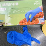 英科医疗（INTCO）一次性手套丁腈手套100只特大码厨房家务耐用检查橡胶丁晴手套 实拍图