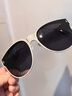 蕉下（beneunder）近视可戴太阳镜套镜折叠近视墨镜开车防强光大方圆框户外出游 实拍图