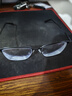 依视路（ESSILOR） 钻晶系列高清耐磨防蓝光近视超薄镜片专业配度数眼镜架男女镜框 金属-全框-2062GY-透明灰 镜框+依视路膜岩高清1.67现片 实拍图