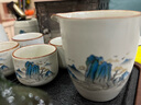 瓷牌茗茶具 汝瓷茶具泡茶器全套家用功夫茶具办公室送人茶道瓷器整套 锦绣江山提梁壶10件+茶道+观云盘 实拍图