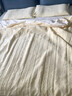 无印良品床上用品四件套纯棉纯色刺绣100%全棉被罩床单被套1.5/1.8m 实拍图