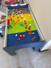 童梦乐儿童积木桌1-3岁积木游戏桌3-12岁兼容乐高大小颗粒多功能玩具桌 106桌+1椅+300大+汽车+滑道+乐园 实拍图