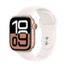 Apple/苹果 Watch Series 10 智能手表GPS款42毫米玫瑰金色铝金属表壳淡桃粉色运动型表带M/L MX1V3CH/B 实拍图