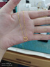 周六福5G黄金项链女小猫足金链坠吊坠 计价AW065013 约2.23g 40+2.5cm  实拍图