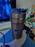 百事（PEPSI）可乐保温杯咖啡杯316L不锈钢水杯高颜值便携车载杯子金属银620ML 实拍图