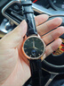 爱沃驰瑞士品牌手表男全自动机械表进口机芯夜光男士品牌手表礼物送男友 升级加强版-玫黑皮带-98％买升级版 41mm 实拍图