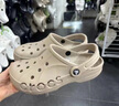 CROCS卡骆驰洞洞鞋贝雅男鞋女鞋轻便耐磨一脚蹬拖鞋休闲鞋|10126 卵石色-2V3 44 (280mm) 实拍图