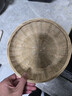 极景馒头馍竹编筐筲簸箕农家用手工圆收纳沥水篮竹篓筐有无孔筛子22CM 实拍图