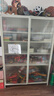 厨房置物架落地多层家用收纳柜对开门防尘储物柜钢制多功能橱柜子 皓月白-六层长120-层高可调 实拍图