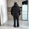 老爷车（LAOYECHE）中年男士冬季新款保暖棉服男连帽夹克外套中长款加厚棉衣爸爸男装 实拍图