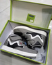 江博士秋冬男女童拼色保暖学步鞋 户外休闲魔术贴儿童运动鞋 灰/黑(内里加绒) 29 脚长约17.5-18.1 实拍图