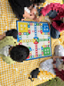 飞行棋地毯式儿童版小学生大尺寸益智游戏地垫超大号成人棋类玩具 80*80cm飞行棋地毯 实拍图