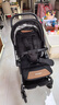 U'BEST【送货到家】UBEST优贝斯双向婴儿推车高景观婴儿车手推可坐可躺 爵士黑旗舰版（坐垫+餐盘）双向 升级版 实拍图