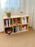 拜浦实木儿童书架落地置物架一体靠墙杂物柜书柜客厅简易收纳格子柜矮 全实木【加深10格】30x150 送防撞角 【全新实木   送货上门】 实拍图