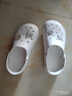 卡帝乐鳄鱼洞洞鞋女士凉鞋休闲花园两用沙滩拖鞋凉拖鞋 女 11129 白色 38 实拍图